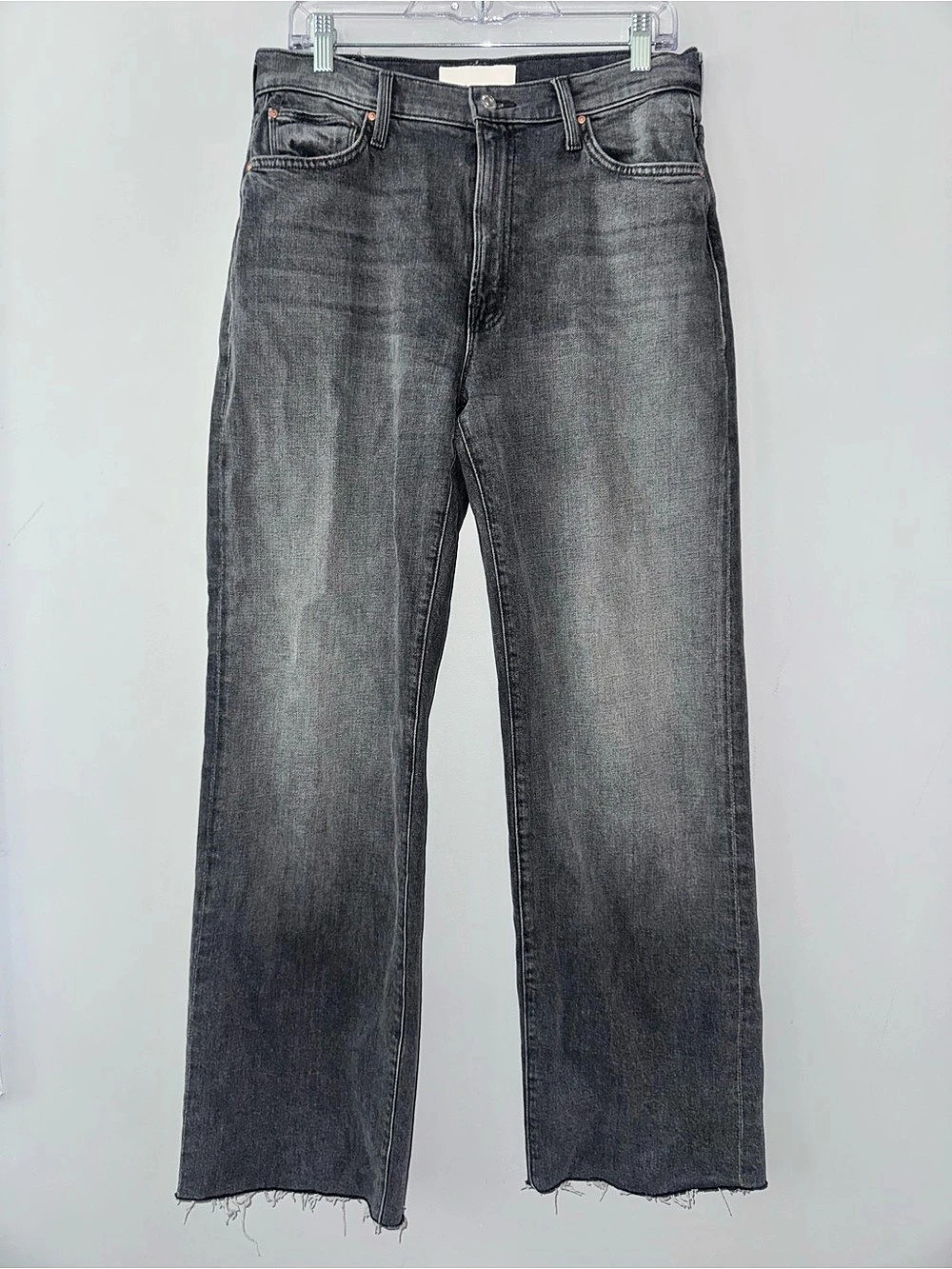 MOTHER Superior Straight Leg Gray Jeans Waist 29